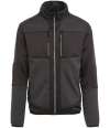 RG382 TRF720 Regatta E-Volve Unisex Knit Effect Midlayer Top Ash / Black colour image